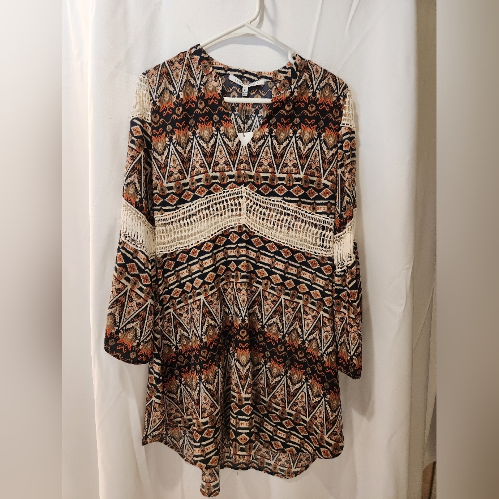 Long sleeve 70s looking dress